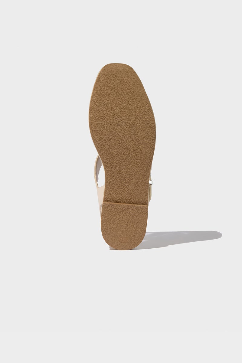 DeFacto Beige Woman Woman Flat Sole Faux Leather Espadrille Shoes Casual - Image 4